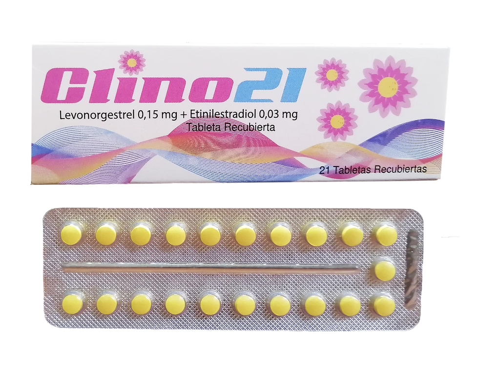 CLINO21 - Tabletas recubiertas x 28 dias - 0.15 mg + 0.03 mg