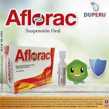 AFLORAC - Suspension oral frasco x 5 mL caja x 10