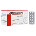 ATORVASTATINA PORTUGAL - Tabletas recubiertas caja x 100 - 20 mg