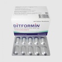 DITFORMIN - Tabletas recubiertas caja x 100 - 850 mg