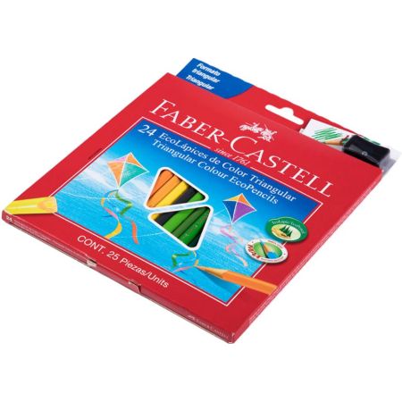 Colores Largos Faber Castell Estuche Rígido X 24 Und