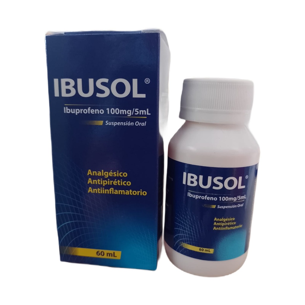 IBUSOL - Suspension oral x 60 mL - 100 mg / 5 mL