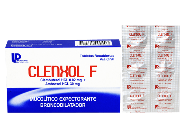 CLENXOL F - Tab. recub. caja x 100 - 0.02 mg + 30 mg