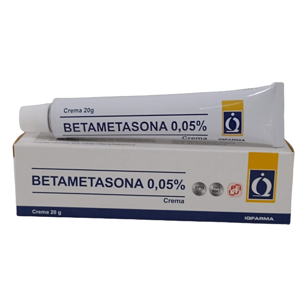 BETAMETASONA IQFARMA - Crema x 20 g - 0.05 %