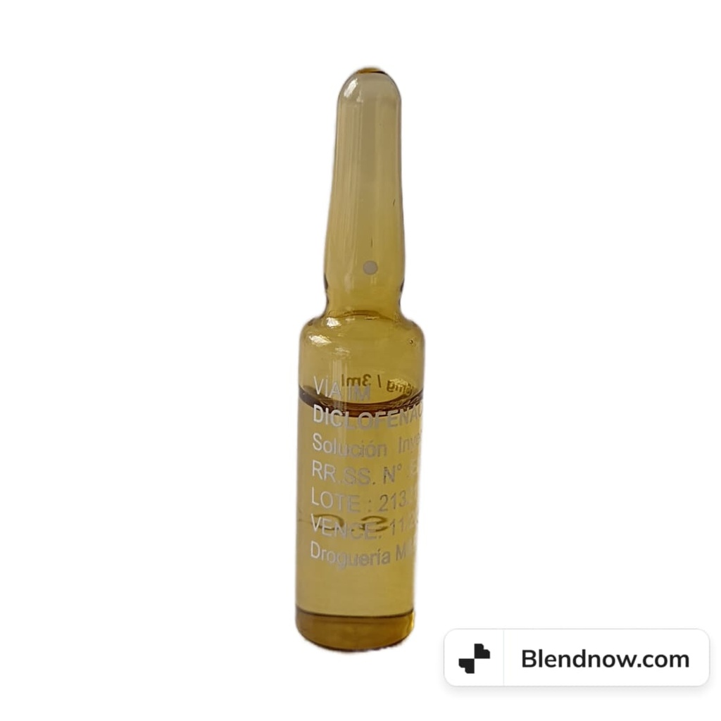 DICLOFENACO SODICO M&amp;F- Solucion inyectable ampolla via I.M. caja x 10 - 75 mg / 3 mL