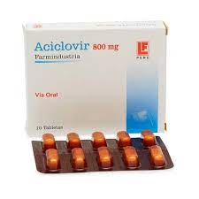ACICLOVIR FARMINDUSTRIA - Tabletas caja x 10 - 800 mg
