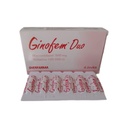 GINOFEM DUO - Ovulos caja x 6 - 500 mg + 100 000 UI
