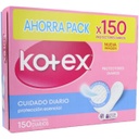 KOTEX - Protectores diarios KOTEX - CUIDADO DIARIO - BIG PACK x 150