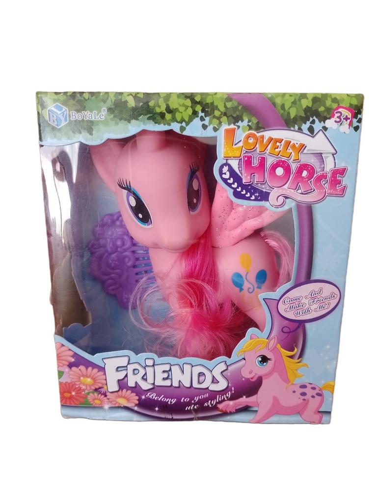 PONYS - Juguete PONYS con alas - LOVELY HORSE - FRIENDS en caja