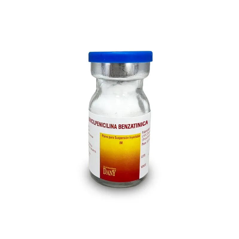 BENZATINA BENCILPENICILINA - Polvo para suspension inyectable via I.M. caja x 10 viales - 1 200 000 U.I.