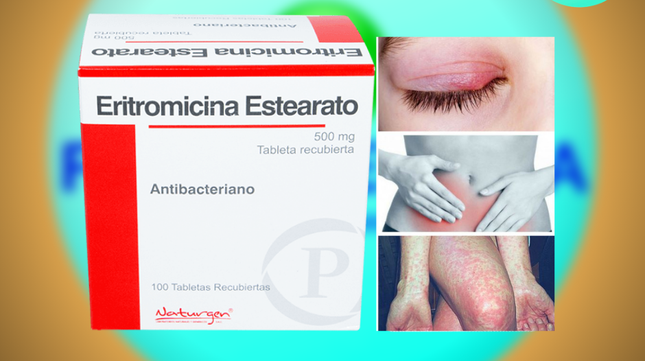 ERITROMICINA ESTEARATO - Tabletas recubiertas caja x 100 - 500 mg