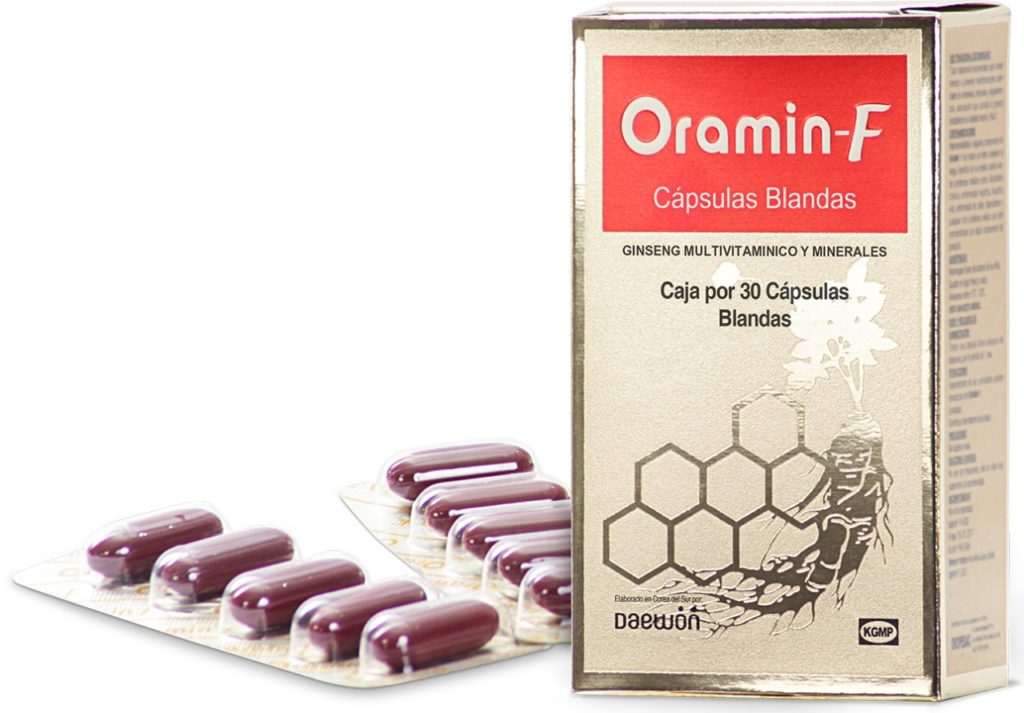 ORAMIN - F - Capsulas blandas caja x 30 - 50 mg + 10 mg + 2500 UI + 400 UI