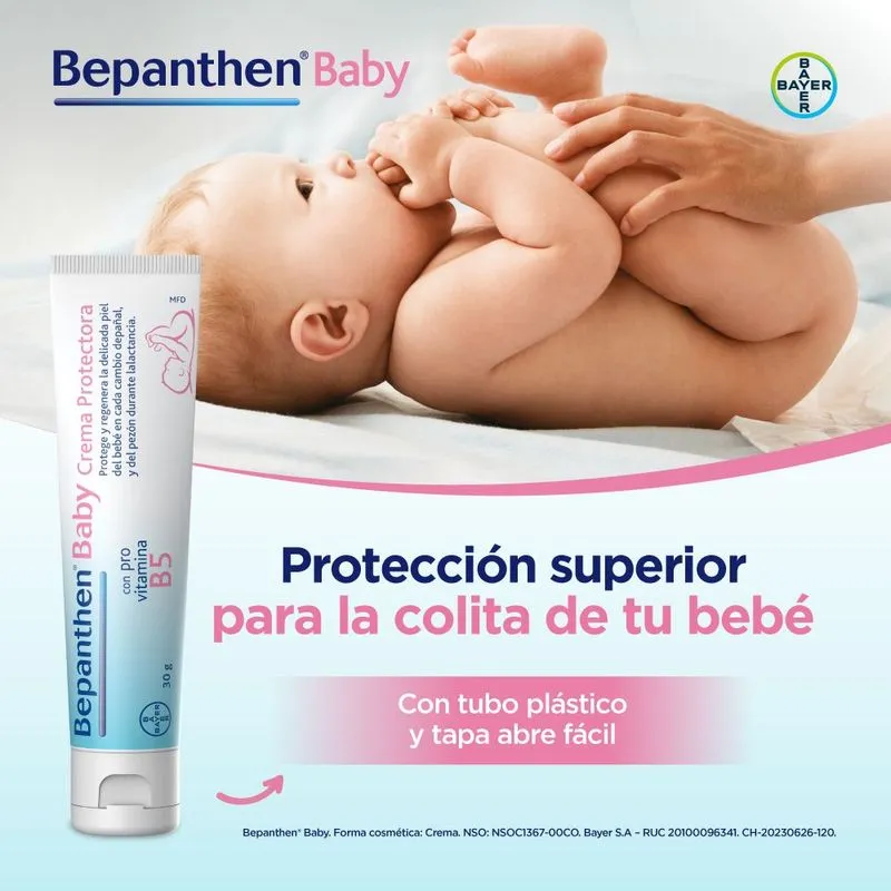BEPANTHEN BABY - Crema tubo - crema regeneradora y nutritiva para la piel - 30 g
