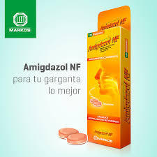 AMIGDAZOL NF - Pastillas blandas para chupar caja x 120 - 10 mg + 5 mg + 2 mg