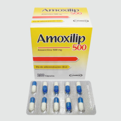AMOXILIP 500 - Capsulas caja x 100 - 500 mg