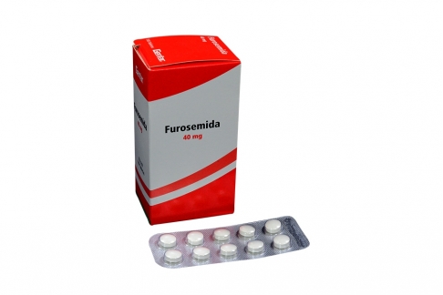 FUROSEMIDA - Tabletas caja x 100  - 40 mg