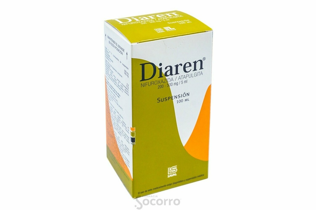 DIAREN - Suspension x 100 mL - 200 mg + 500 mg / 5 mL