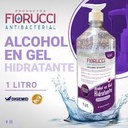 FIORUCCI - Alcohol en gel hidratante NATURAL - CON GLICERINA - SIN TRICLOSAN x 1000 mL