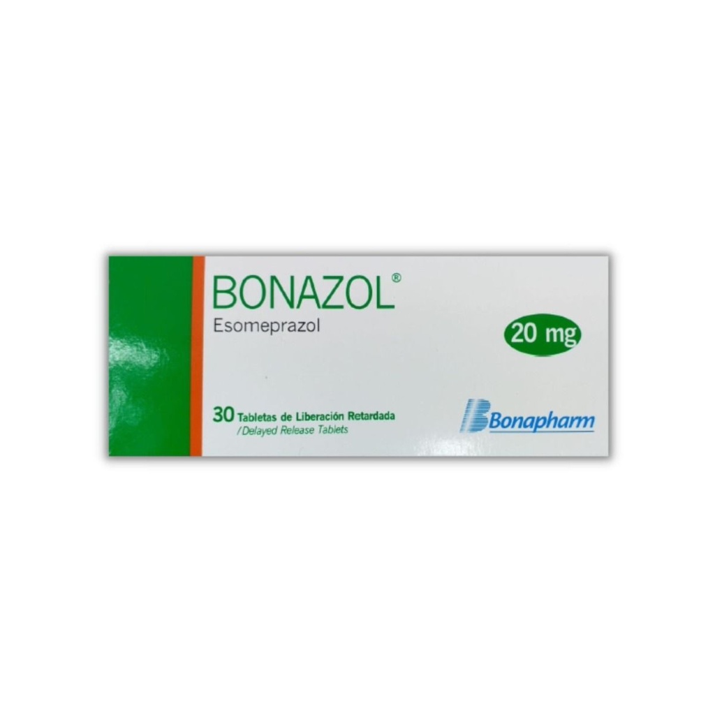 BONAZOL - Tabletas de liberacion retardada caja x 30 - 20 mg