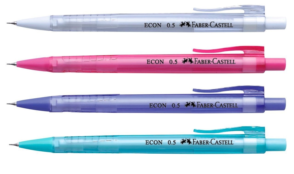 PORTAMINAS ECON - Portaminas 0.5 mm FABER CASTELL modelo ECON de variedad de colores