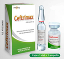 [CEFTRIMAX] CEFTRIMAX - Polvo para solucion inyectable - 1 vial + 1 ampolla solvente x 3.5 mL via I.M. - 1 g