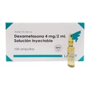 [DEXAMETASONA LABOT] DEXAMETASONA LABOT - Solucion inyectable ampolla via I.M. - I.V. - I.A. caja x 100 - 4 mg / 2 mL