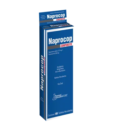 NAPROCOP COMPUESTO - Tabletas recubiertas caja x 100 - 275 mg + 300 mg