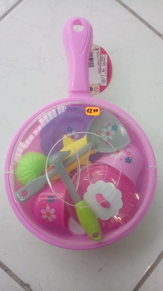 SARTEN JUGUETE - Sarten de juguete con tazas y accesorios