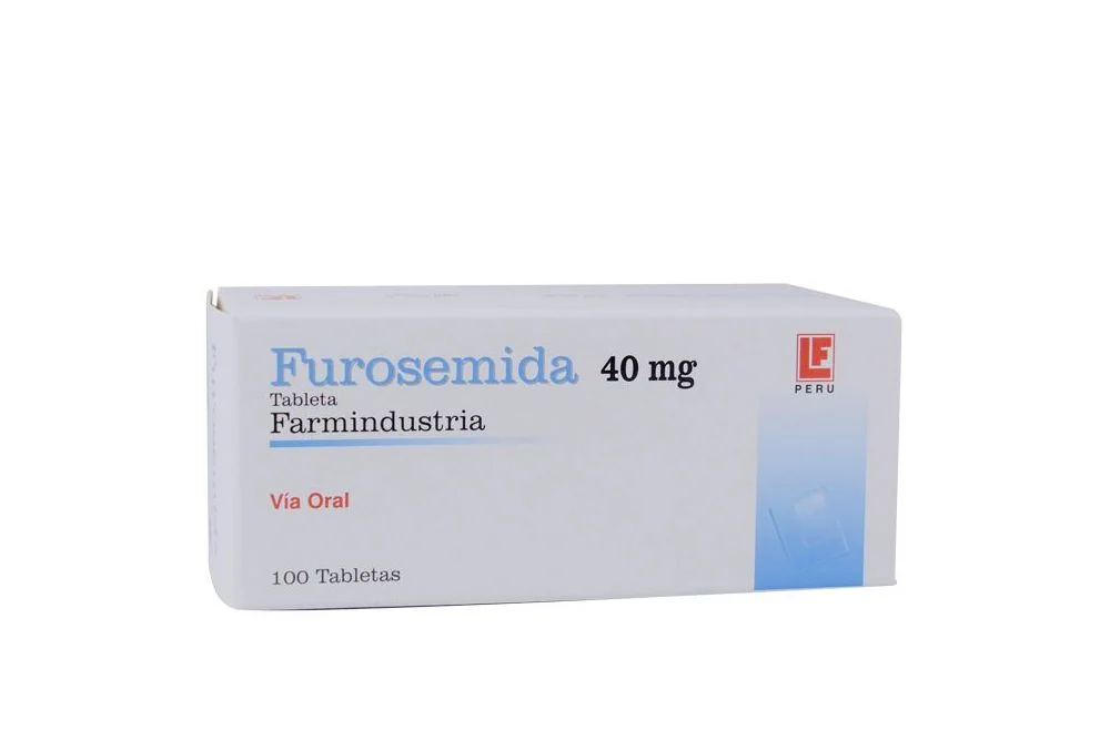 FUROSEMIDA FARMINDUSTRIA - Tabletas caja x 100 - 40 mg