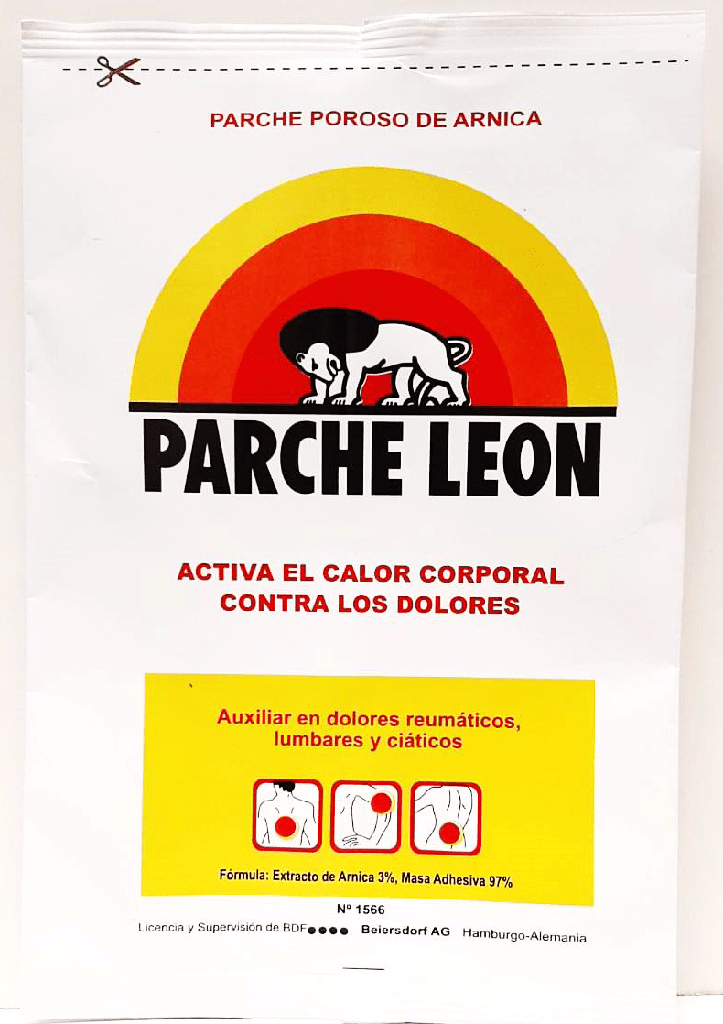 PARCHE LEON - Parche poroso de arnica - 3 %