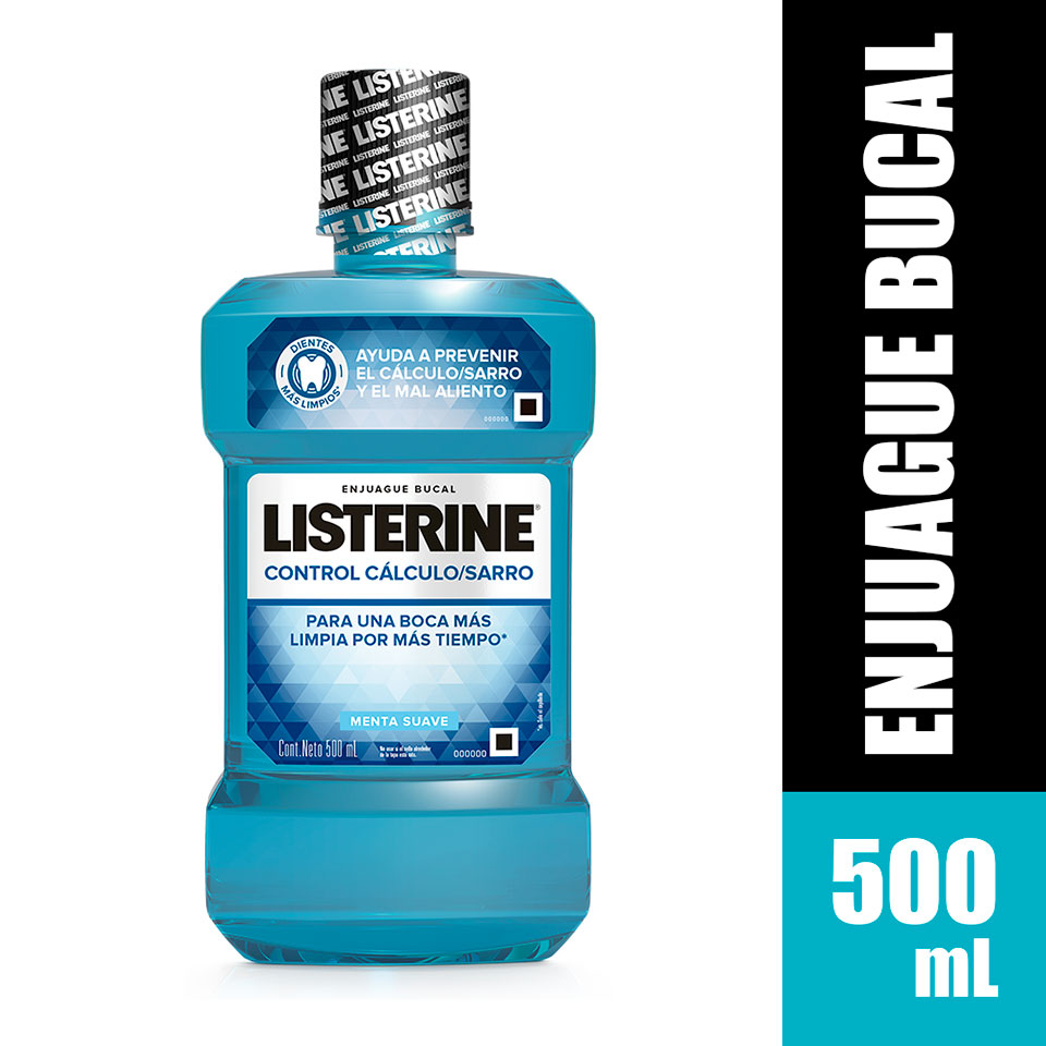 LISTERINE CONTROL CALCULO / SARRO - Enjuague Bucal CONTROL CALCULO / SARRO