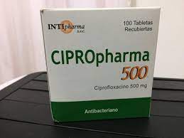 CIPROPHARMA 500 - Tabletas recubiertas caja x 100 - 500 mg