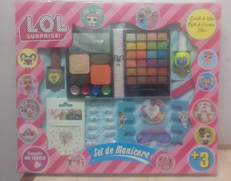 SET MAQUILLAJE LOL - Set de maquillaje y pedicure LOL SURPRISE!