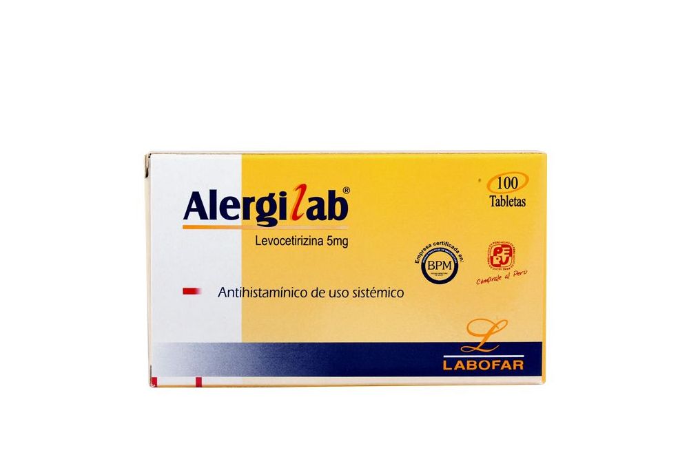 ALERGILAB - Tabletas recubiertas caja x 100 - 5 mg