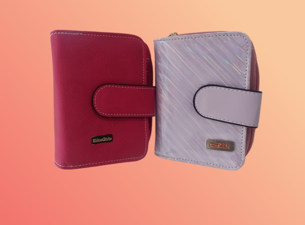 BILLETERA CHEQUERA PARA MUJER - Billetera CHEQUERA ELLO GIRLS para mujer de cuerina variedad de modelos