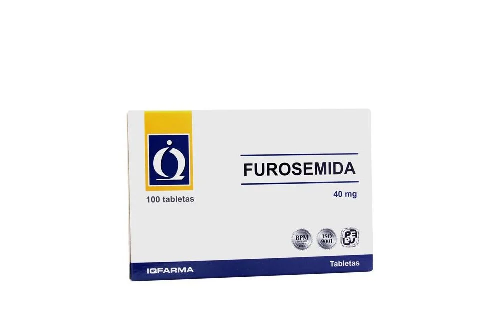FUROSEMIDA IQFARMA - Tabletas caja x 100 - 40 mg