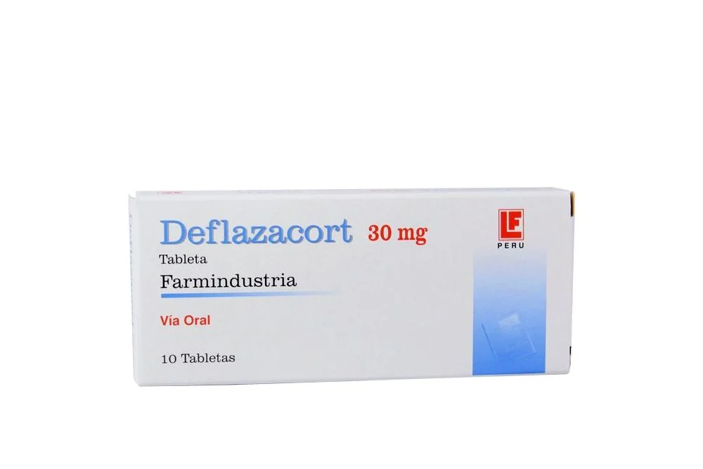 DEFLAZACORT FARMINDUSTRIA - Tableta caja x 10 - 30 mg