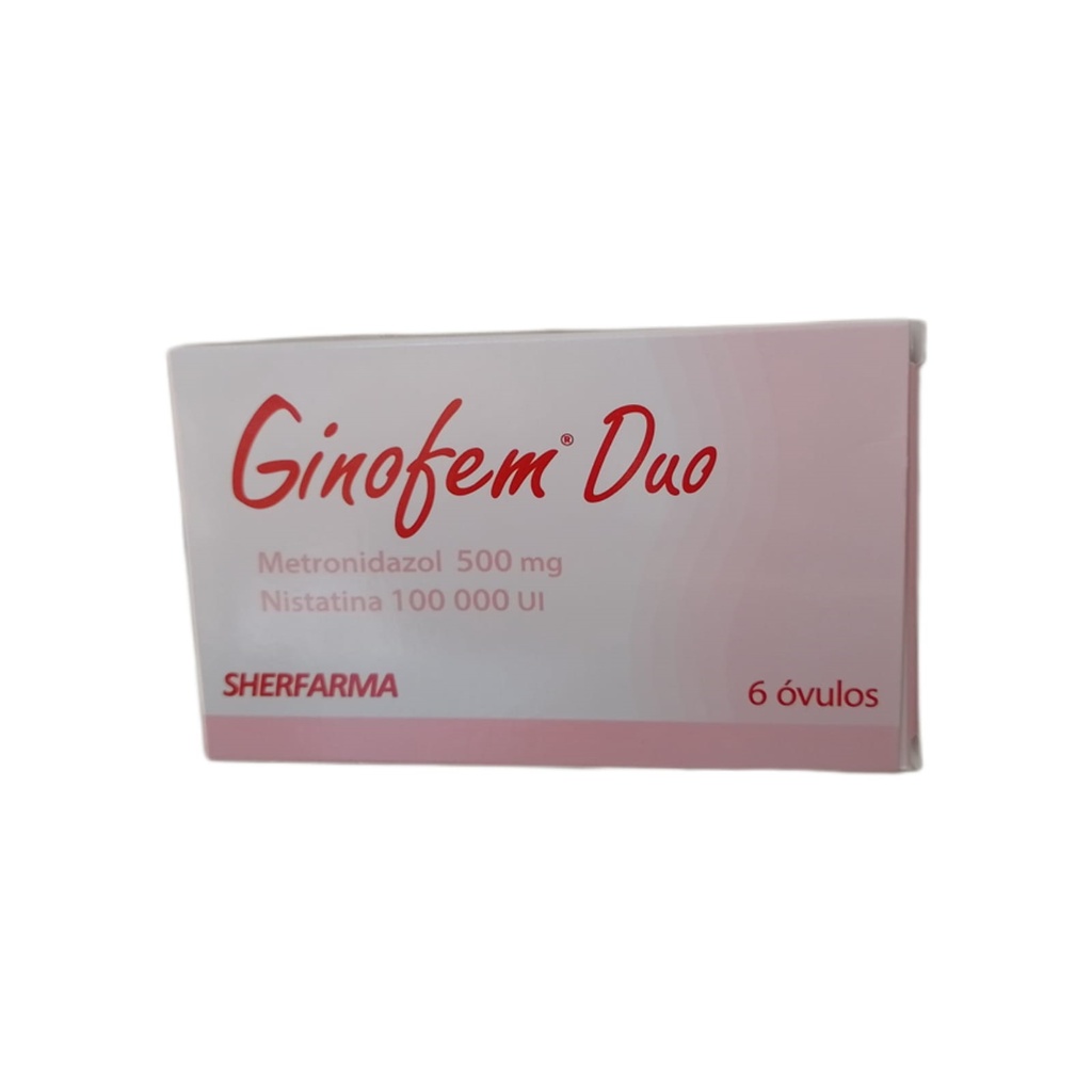 GINOFEM DUO - Ovulos caja x 6 - 500 mg + 100 000 UI