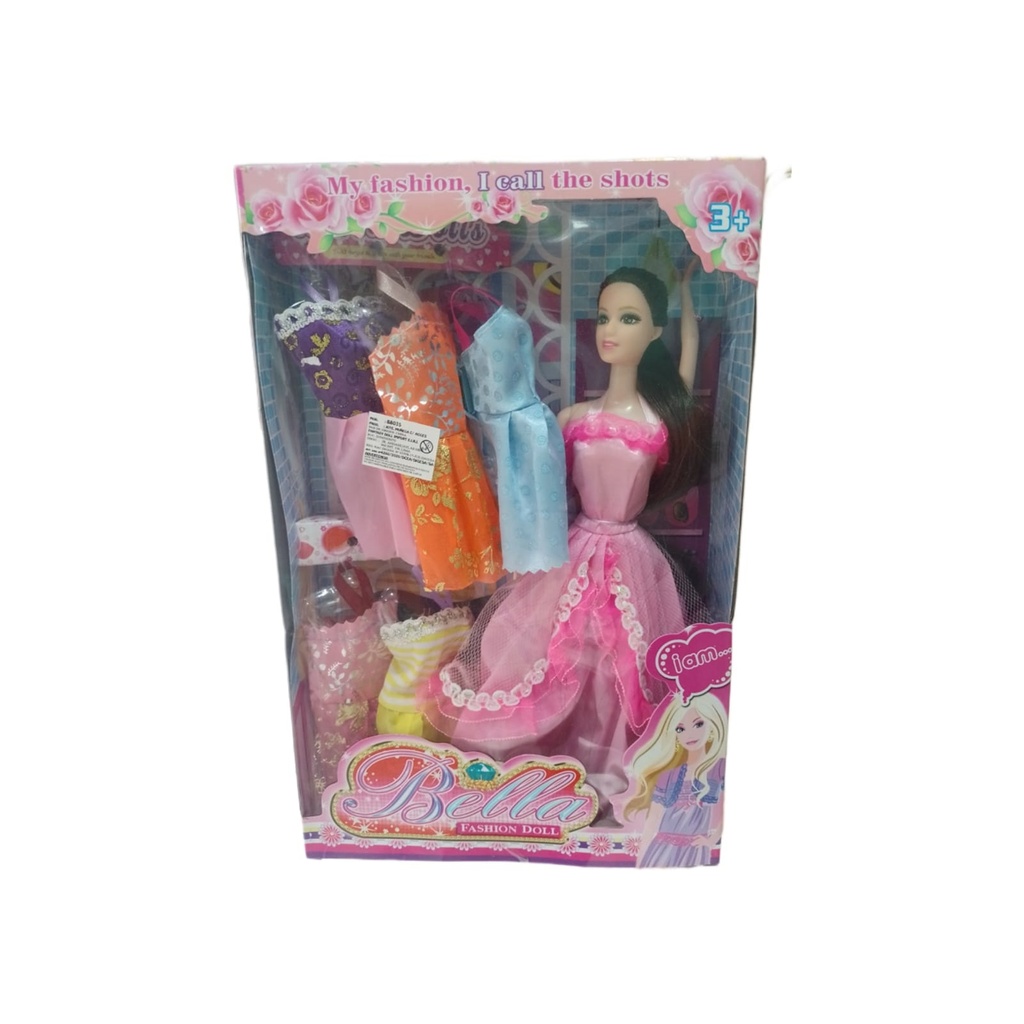 MUNECA BELLA - Muneca BELLA Fashion Doll con accesorios en caja