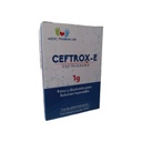 [CEFTROX-E] CEFTROX-E - Solucion inyectable ampolla - polvo + disolvente via I.M. - 1 g