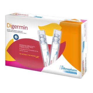 DIGERMIN - Suspension oral frasco x 5 mL caja x 10 - 2000 millones / 5 mL