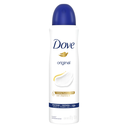 DOVE ORIGINAL - Aerosol antitranspirante - 1/4 CREMA HUMECTANTE 48H CON VITAMINA E x 87 g / 150 mL