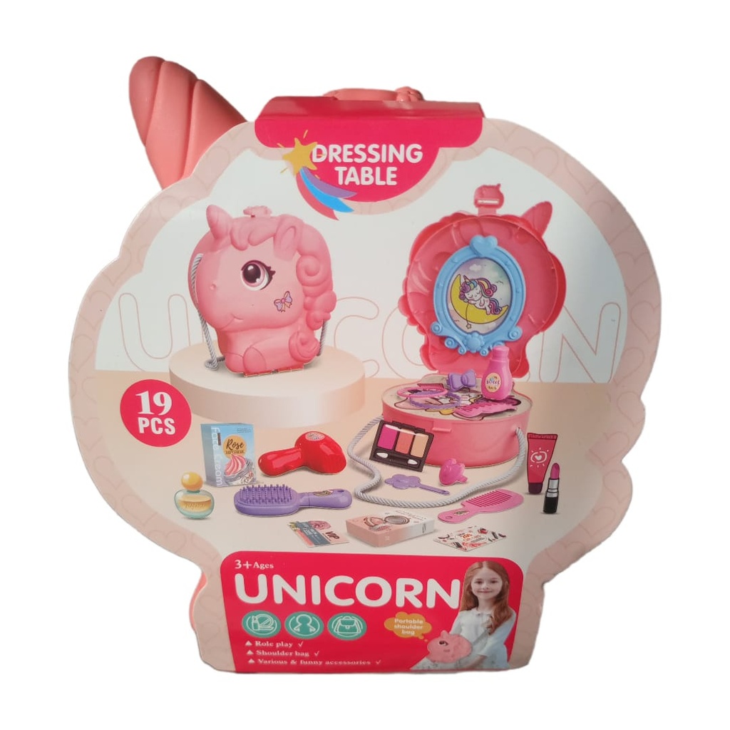 MALETA UNICORN - Maleta UNICORN - DRESSING TABLE de 19 piezas
