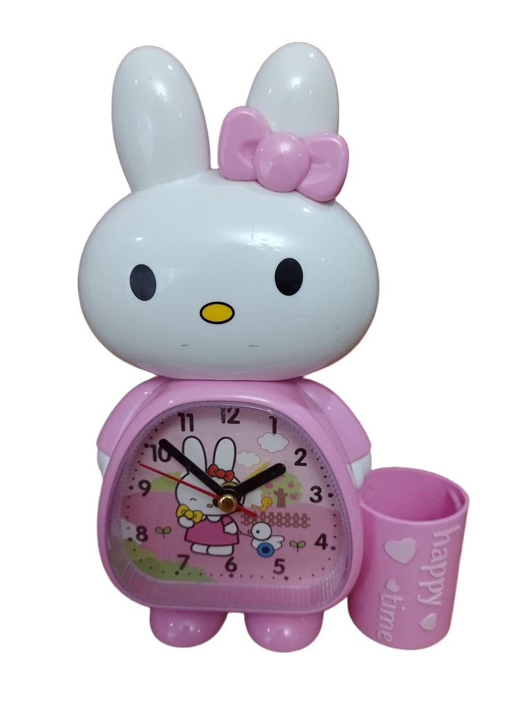 CONEJA CLOCK - Reloj alarma CONEJA CON PORTALAPICERO en variedad de colores