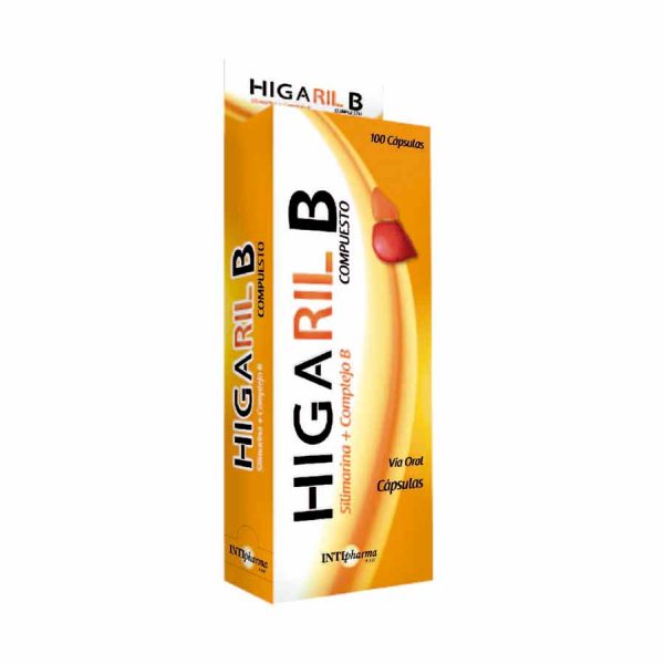 HIGARIL B COMPUESTO - Capsulas caja x 100 - 187.5 mg + 2 mg + 2 mg + 10 mg + 0.125 mg + 2 mg
