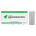 [ACIDO ACETILSALICILICO] ACIDO ACETILSALICILICO - Tabletas caja x 100 - 100 mg
