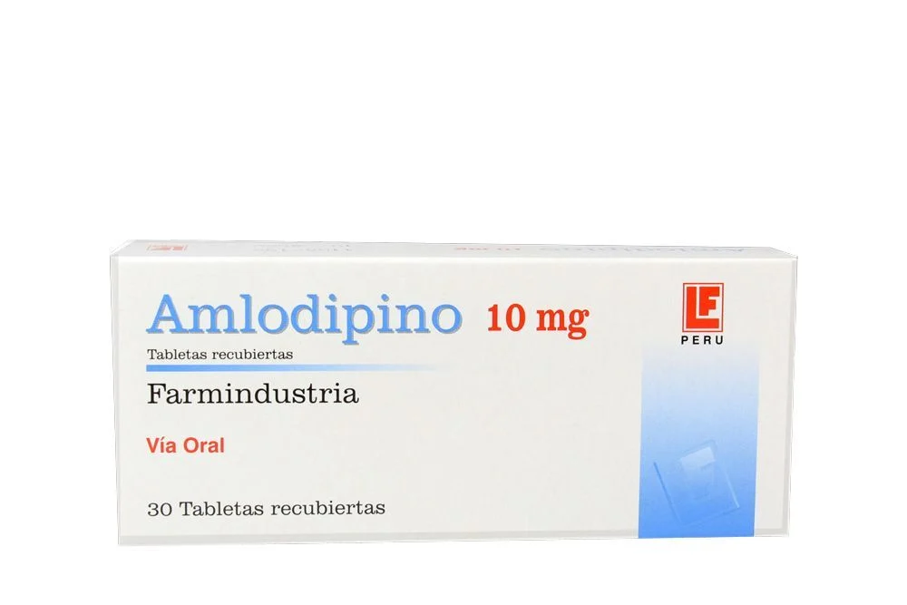 AMLODIPINO FARMINDUSTRIA - Tabletas recubiertas caja x 30 - 10 mg