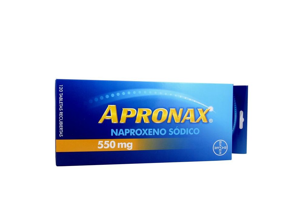 APRONAX - Tabletas recubiertas caja x 120  - 550 mg