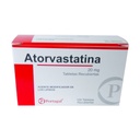 ATORVASTATINA PORTUGAL - Tabletas recubiertas caja x 100 - 20 mg