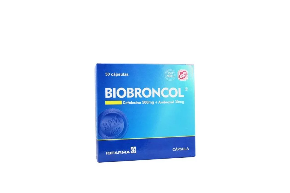 BIOBRONCOL - Capsulas caja x 50 - 500 mg + 30 mg